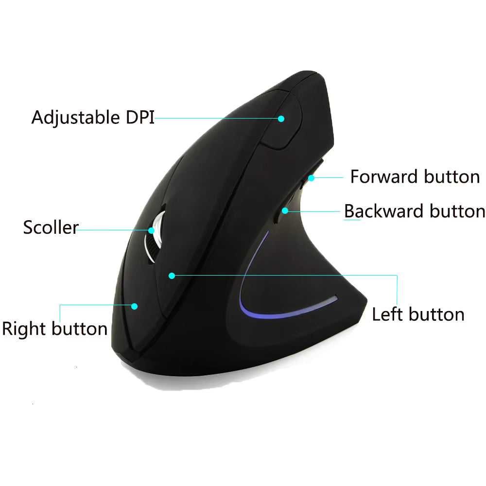 Ergonomic Vertical Mouse 2.4G Wireless